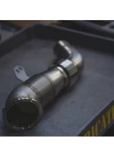 AMS Performance Street Downpipe with EPA-verified Ultra High Flow GESI Catalytic Converter                                     - AMS.38.05.0001-2 - Image 5