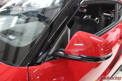 AMS Performance MKV Supra Anti-Wind Buffeting Kit Matte Carbon Toyota Supra MKV A90 2020-2024 - AMS.38.06.0002-2