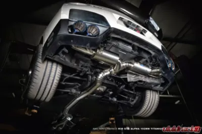 AMS Performance Titanium 102mm Exhaust System Nissan GT-R R35 2009+ - ALP.07.05.0007-1