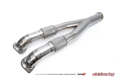 AMS Performance Titanium 102mm Exhaust System Nissan GT-R R35 2009+ - ALP.07.05.0007-1