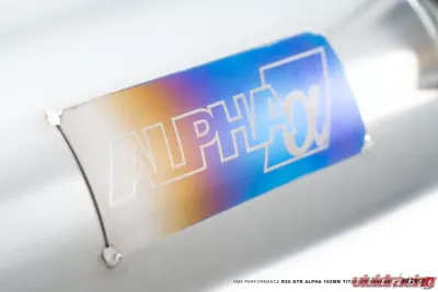 AMS Performance Titanium 102mm Exhaust System Nissan GT-R R35 2009+ - ALP.07.05.0007-1