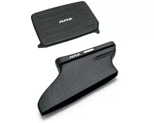 AMS Performance Alpha Mercedes-Benz 2.0L M133 AMG Carbon Fiber Cold Air Inlet Duct & Air Box Lid - ALP.19.08.0003-1