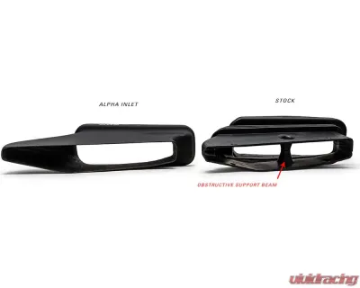 AMS Performance Alpha Mercedes-Benz 2.0L M133 AMG Carbon Fiber Cold Air Inlet Duct & Air Box Lid Mercedes-Benz A45 | CLA45 | GLA45 2013-2019 - ALP.19.08.0003-1