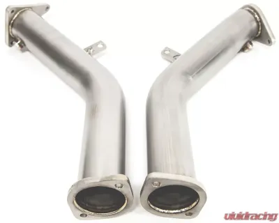 AMS Performance VR30DDTT Race Lower Downpipes - ALP.28.05.0001-1
