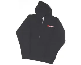 AMS Performance Logo Men's Black Full-Zip Hoodie - Large