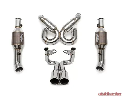 Fabspeed Supersport X-Pipe Exhaust Includes Sport Cats Lamborghini Murcielago LP640 2007-2010 - FS.LAM.MUR640.SSXSC
