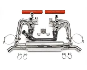 Fabspeed RSR Header Muffler Kit w/ Heat Exchange, Sport Cats & Competition Muffler Outlets Tips Porsche 911 Carrera 3.0 1976-1983