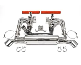 Fabspeed RSR Header Muffler Kit w/ Heat Exchange, Sport Cats & Deluxe Oval Style Tips Porsche 911 Carrera 3.0 1976-1983