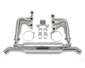 Fabspeed RSR Header Muffler Kit w/ Sport Cats & Competition Muffler Outlets Tips Porsche 911 Carrera 1976-1989