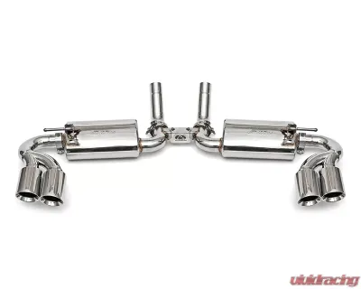 Fabspeed Maxflo Performance Exhaust System w/ Quad Style Polished Tips Porsche 955 Turbo | Turbo S 2002-2007 - FS.POR.955T.MAXP