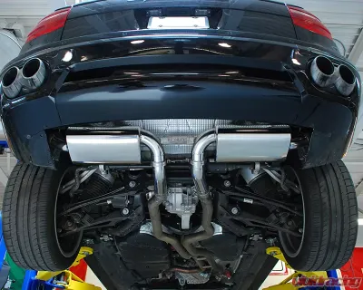 Fabspeed Maxflo Performance Exhaust System w/ Quad Style Polished Tips Porsche 955 Turbo | Turbo S 2002-2007 - FS.POR.955T.MAXP