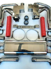 Fabspeed RSR Header Muffler Kit w/ Competition Muffler Outlets Tips Porsche 911 Carrera 1976-1989                                     - FS.POR.911.RSRWOH - Image 3