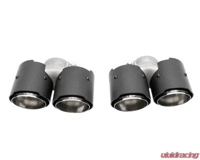 Fabspeed Supercup Exhaust System w/ Carbon Fiber Tips BMW X6M E71 2010-2014 - FS.BMW.E71.SCUPC