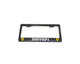 Fabspeed Carbon Fiber License Plate Frames White Ferrari No Logo