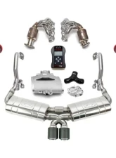 Fabspeed TrackTec Performance Package w/ Carbon FIber Tips Porsche 981 Boxster | Cayman 2.7L 2013-2016                                     - FS.POR.981.TTCPKGECVC - Image 9