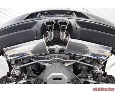 Fabspeed TrackTec Performance Package w/ Satin Black Tips Porsche 981 Boxster | Cayman 3.4L S/GTS 2013-2016 - FS.POR.981S.TTCPKGEBVC