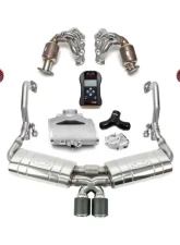 Fabspeed TrackTec Performance Package w/ Polished Stainless Tips Porsche 981 Boxster | Cayman w/ PSE 3.4L S/GTS 2013-2016                                     - FS.POR.981S.TTCPKGEP - Image 7