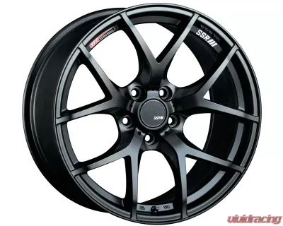 SSR GTV03 Wheel Matte Black 18x7.5 5x100 48mm - T618750+4805CMB