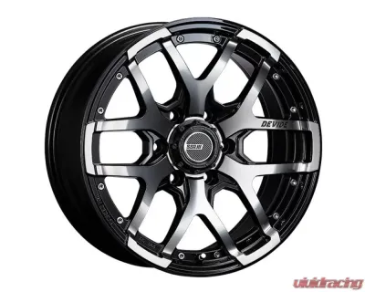 SSR Devide ZS Wheel 17x8.0 6x139.7 20mm Ash Black - ZS17800+2006OAB