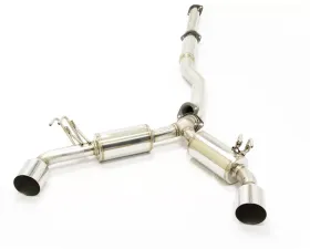 MXP Comp RS Stainless Steel Catback Exhaust Mitsubishi EVO X 2008-2014