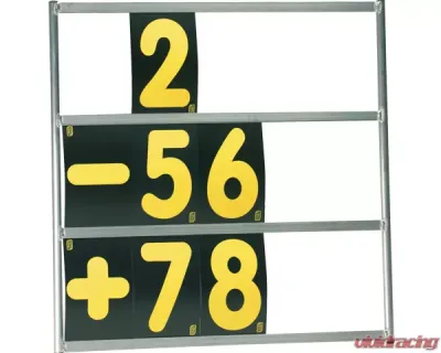 OMP Racing Pit Board | 3 Rows - NC0-1067