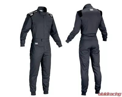 OMP Racing Summer One Layer Karting Suit Black Childrens 140 - KA0-1719-AK1-071-140