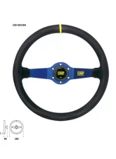 OMP Racing Steering Wheel Rally: Dished 350mm | Black Suede                                     - OD0-1951-071 - Image 2
