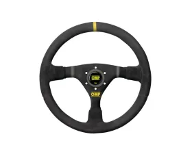 OMP Racing Steering Wheel OMP RacingWRC: Mid-Depth 350mm Dished | Black Suede