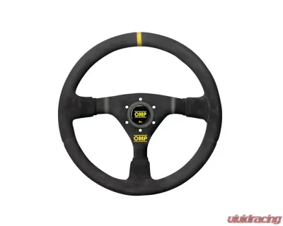 OMP Racing Steering Wheel OMP RacingWRC: Mid-Depth 350mm Dished | Black Suede - OD0-1979-071