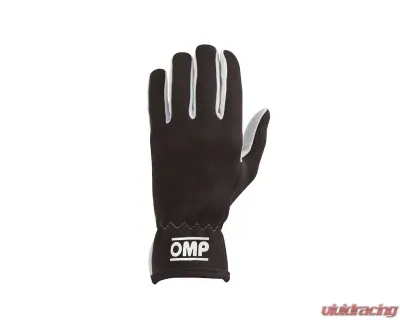 OMP Racing Black Rally Racing Gloves | M - IB0-0702-A01-071-M