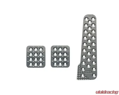 OMP 3-Pedal Set w | Long Accelerator Sandblasted Aluminum - OA0-1020-003