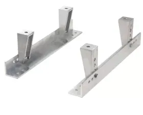 OMP Universal Aluminum Seat Bracket, Silver
