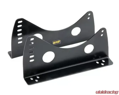 OMP Low Steel Seat Bracket, Black - HC0-0733-B01