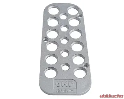 OMP Co-driver's Footrest Silver - OA0-1867-003