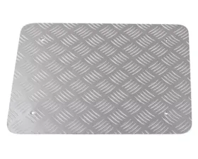 OMP Universal Flat Footrest Silver