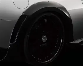 Wald International Black Bison FRP Rear Fender Arch Nissan GT-R R35 09-16