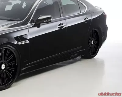 Wald International Black Bison Side Skirts Lexus LS600hL 10-12 - LS600.BB.SS.10