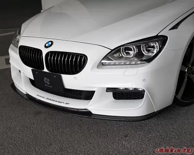 3D Design Carbon Fiber And Urethane Front Lip Spoiler - 3101-20611