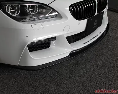 3D Design Carbon Fiber And Urethane Front Lip Spoiler - 3101-20611