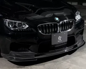 3D Design Carbon Fiber Front Lip Spoiler Set BMW M6 F06 | F12 | F13 2013-2018