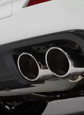 3D Design Carbon Fiber Rear Diffuser Quad Tip BMW 5 Series F10 Non Sport 2010-2017                                     - 3108-21021 - Image 2