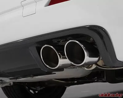 3D Design Carbon Fiber Rear Diffuser Quad Tip BMW 5 Series F10 Non Sport 2010-2017 - 3108-21021