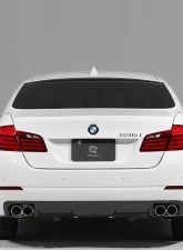 3D Design Carbon Fiber Rear Diffuser Quad Tip BMW 5 Series F10 Non Sport 2010-2017                                     - 3108-21021 - Image 3