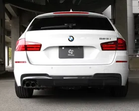 3D Design Carbon Fiber Rear Diffuser Dual Tip BMW 5 Series F10 | F11 M Sport 11-15
