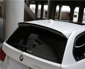 3D Design Urethane And Carbon Fiber Roof Spoiler BMW 3 Series E91 2006-2011