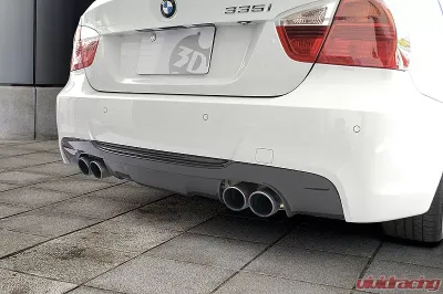 3D Design 4 Tip Carbon Fiber Rear Diffuser BMW 335i 2006-2011 - 3108-19031
