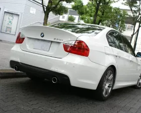 3D Design 2 Tip Carbon Fiber Rear Diffuser BMW 335i 2006-2011