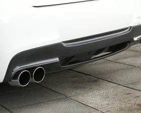 3D Design Carbon Fiber Rear Diffuser Single Exhaust BMW 3 Series E90 | E91 M-Sport 2006-2013