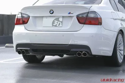 3D Design 4 Tip Carbon Fiber Rear Diffuser BMW 335i 2006-2011 - 3108-19031