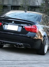 3D Design Carbon Fiber Rear Diffuser BMW E90 M3 2008-2011                                     - 3108-19051 - Image 3